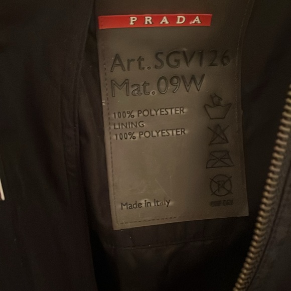 Authentic Prada Jacket Black size Small - Picture 10 of 10